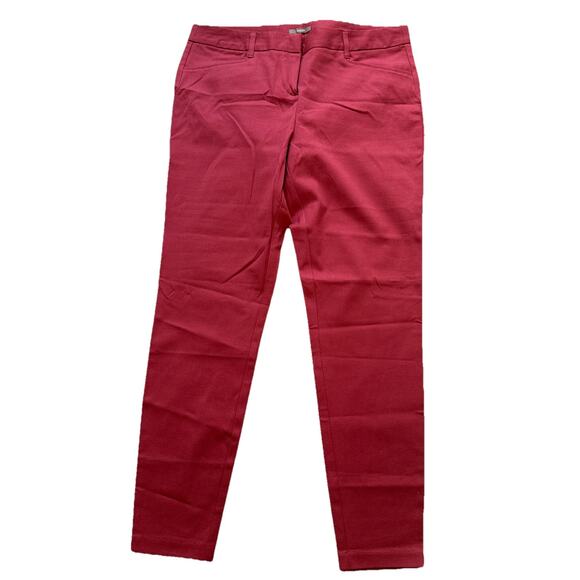 Maurices Smart Red Ankle Skinny Pants Women’s 13/14 Long - Picture 1 of 6